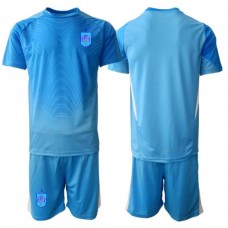 Španělsko Brankářské Dětské Oblečení Domácí Dres MS 2026 Krátkým Rukávem (+ trenýrky)